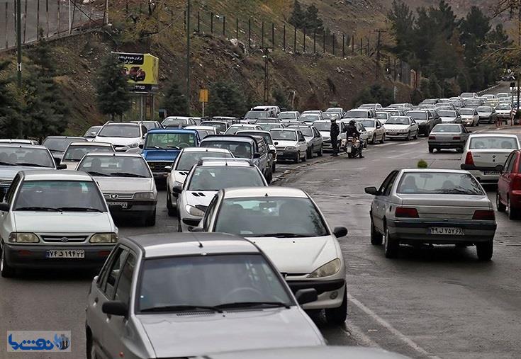 ترافیک نیمه سنگین در بزرگراه تهران-کرج