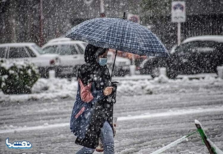 آغاز بارش برف و باران از روز جمعه